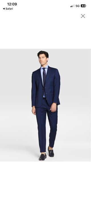 Traje Roy Robson azul caballero Es la talla 46