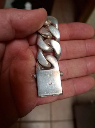 Esclava Plata Ley 925 Maciza, 207 gramos