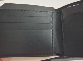Cartera Montblanc Negra Cuero Nueva
