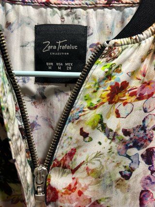 Bomber Zara Multicolor Talla M