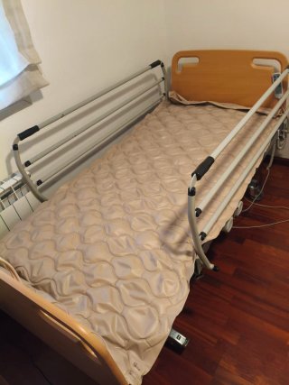 Cama articulada eléctrica hospitalaria