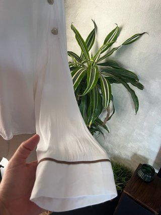 Blusa Zara Talla XL Manga Ancha