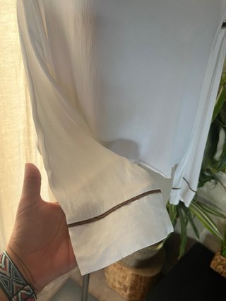Blusa Zara Talla XL Manga Ancha