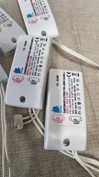 Transformador Eléctrico SECOM 60W Halógena