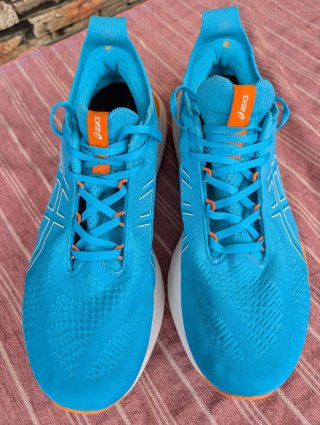 Zapatillas Asics Gel Nimbus 25 Azul Naranja
