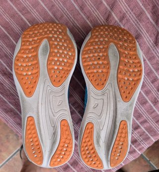 Zapatillas Asics Gel Nimbus 25 Azul Naranja