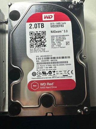 2x WD Red 2TB NAS HDD