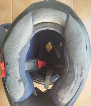 Casco Moto Integrale LS2 Taglia S Bianco Rosso