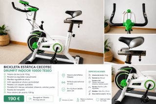Bicicleta Estática Cecotec Drumfit Indoor 10000