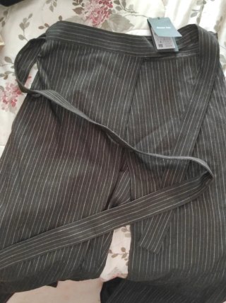 Pantalón pareo Massimo Dutti negro