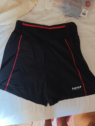 Pantalón corto trail running Land negro