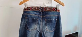 Pantalón vaquero BSK mujer T.38 Skinny
