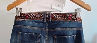 Pantalón vaquero BSK mujer T.38 Skinny