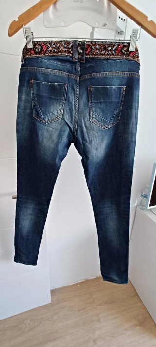 Pantalón vaquero BSK mujer T.38 Skinny