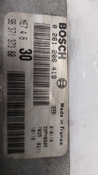 CENTRALITA MOTOR UCE CITROEN C5 BERLINA 0261206419 119405