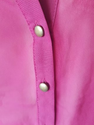 Blusa Morada Encaje Transparente