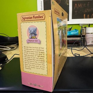 Sylvanian families bbq picnic girl elephant