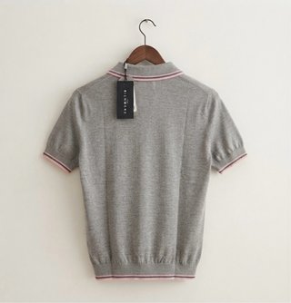 Polo John Richmond punto gris rosa T.M