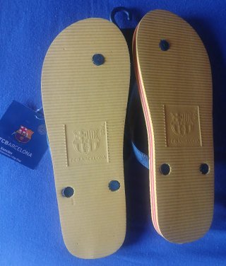Chancletas FC Barcelona oficial Talla 46 grande