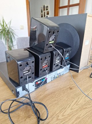 Home Cinema Sony 5.1 DAV-TZ140 Completo