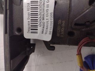 MANDO MULTIFUNCION RENAULT CLIO III 88102001506 546167
