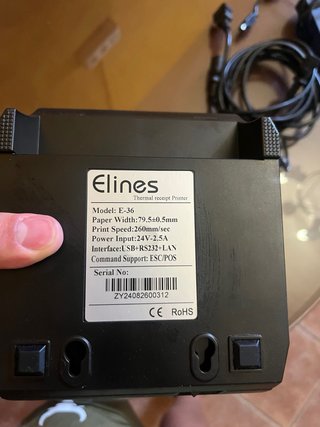 Impresora Térmica Elines E-36
