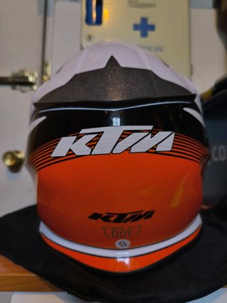 Casco Moto KTM Replica, talla S
