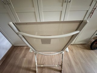 2 Sedie da Giardino Nubo Beige/Bianco