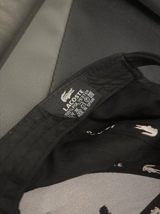 Gorra Lacoste Negra