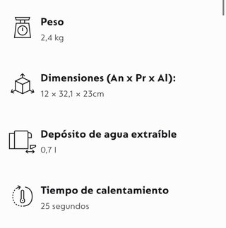 Cafetera Nespresso DeLonghi Inissia Negra