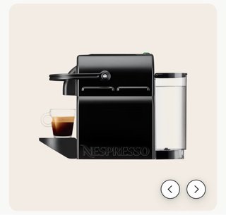 Cafetera Nespresso DeLonghi Inissia Negra