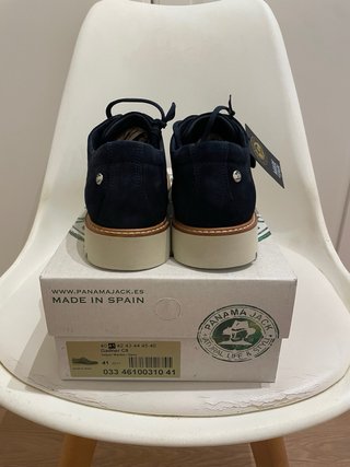 Panama Jack Zapatos Blucher Sport Azul Marino
