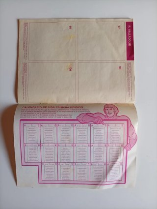 Álbum Ases del Fútbol temporada 1982-83. De Boomer
