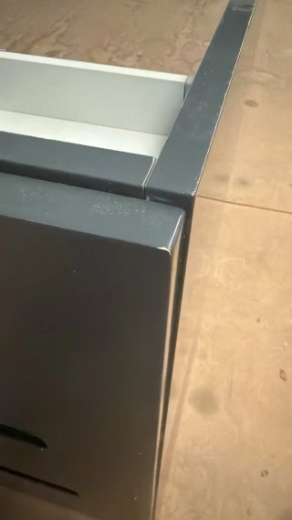 Mueble de baño antracita 80 cm