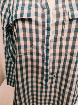 Blusa túnica cuadros