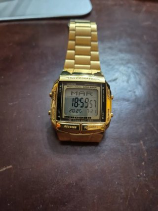 Reloj Casio DB360 Dorado Data Bank