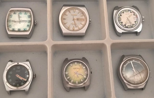 Lote de 12 relojes vintage