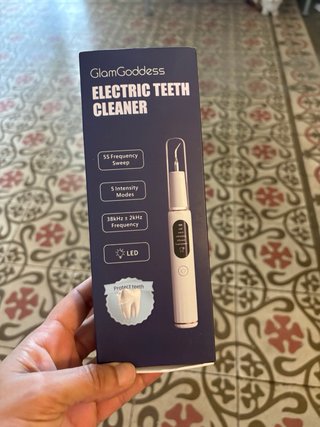 Limpiador Dental Eléctrico Beige