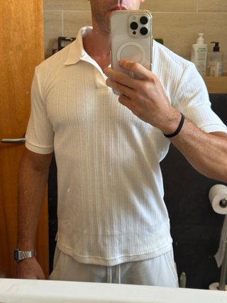 Polo H&M blanco