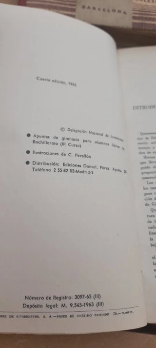Libro Antiguo Gimnasia Educativa Curso III