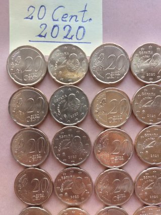 20 Cent. Euro España 2020