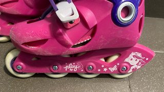 Patines Oxelo niña talla ajustable + protecciones