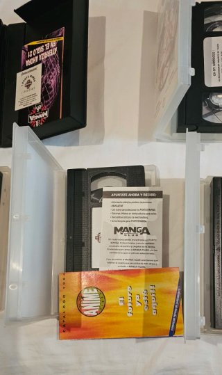 Lote Anime VHS , DVD y comic (Español)