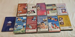 Lote Anime VHS , DVD y comic (Español)