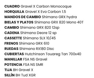 Bici Gravel BH Gravel X 3.0 2026