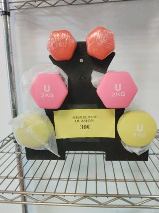 Set Pesas 20kg Nuevo Maletín