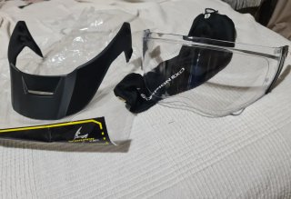 Casco Scorpion EXO-HX1 Carbon SE Negro/Dorado