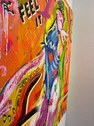 Cuadro Decorativo Abstracto Feel It