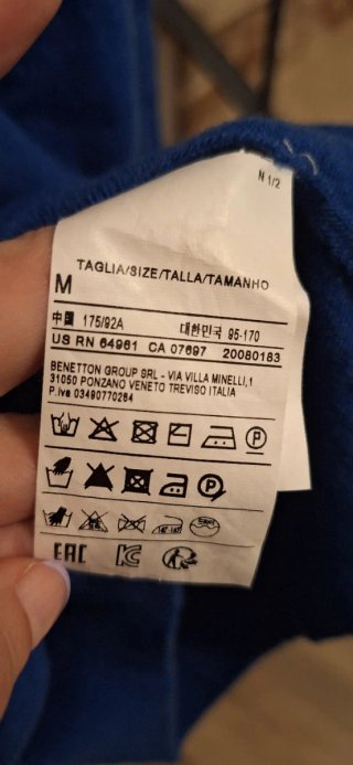 Jersey Tommy Hilfiger Lana Merino T. M Azul