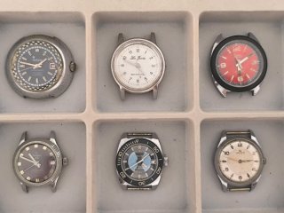 Lote de 12 relojes mecanicos vintage